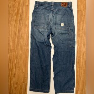 Men’s carpenter style Polo Ralph Lauren jeans - vintage size 33